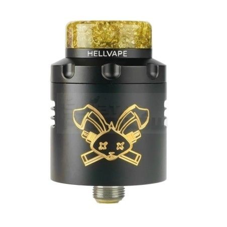 Hellvape Dead Rabbit V3 RDA – Black Gold, 24 mm, Dual Coil, Squonk-ready - 69,30 zł - Polski (Polish)