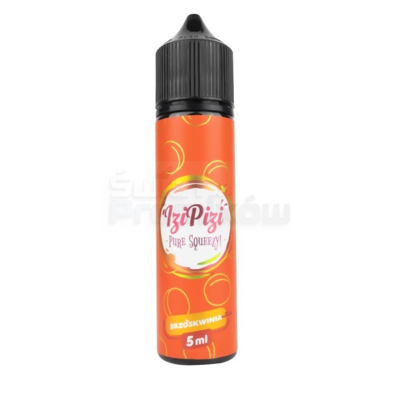 Longfill Izi Pizi Pure Squeezy 5ml w 60ml butelce o smaku Brzoskwinia Izi Pizi 1 - Świat Premixów 