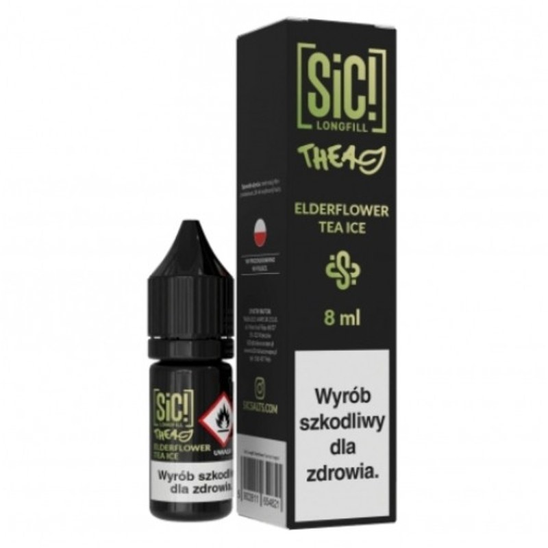 Longfill SIC! Elderflower Tea Ice — aromat koncentrat do e-liquidu 8/10ml