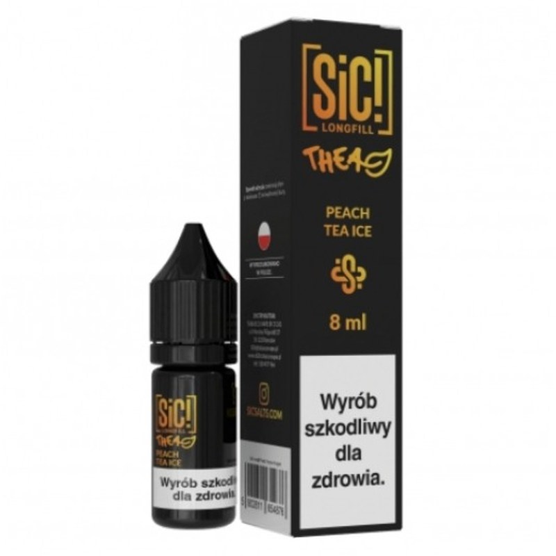 Longfill SIC! Peach Tea Ice — aromat koncentrat do e-liquidu 8/10ml