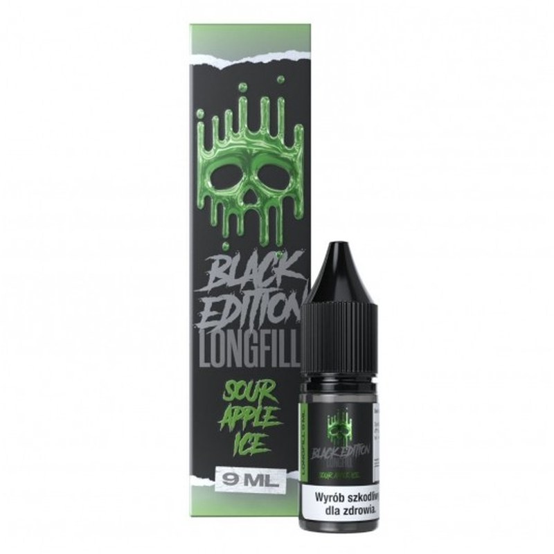 Longfill Dark Line Black Sour Apple Ice — aromat koncentrat do e-liquidu 9/10ml