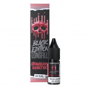 Longfill Dark Line Black Strawberry Sorbet Ice — aromat koncentrat do e-liquidu 9/10ml