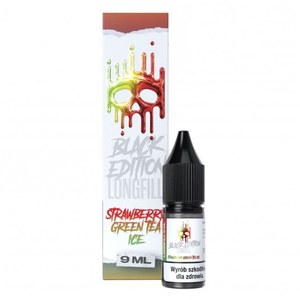 Longfill Dark Line Black Strawberry Green Tea — aromat koncentrat do e-liquidu 9/10ml