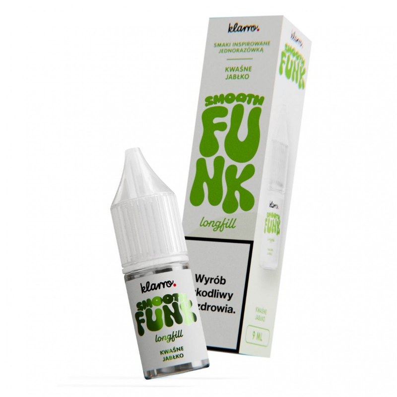 Longfill Klarro Smooth Funk Kwaśne Jabłko — aromat koncentrat do e-liquidu 9/10ml