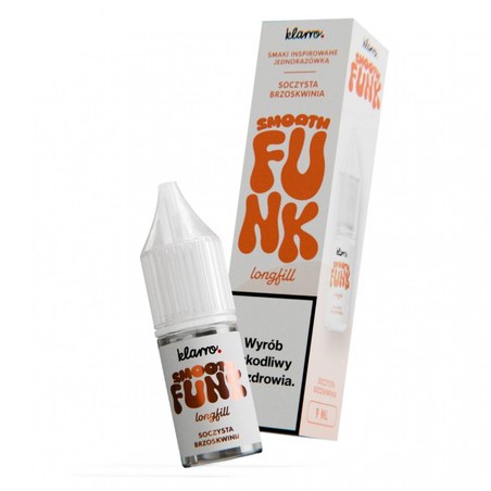 Longfill Klarro Smooth Funk Soczysta Brzoskwinia — aromat koncentrat do e-liquidu 9/10ml