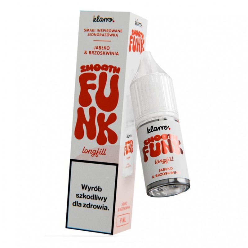 Longfill Klarro Smooth Funk Jabłko Brzoskwinia — aromat koncentrat do e-liquidu 9/10ml