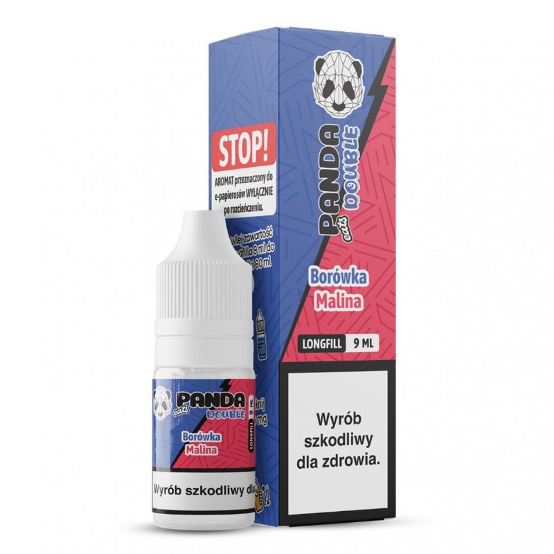 Longfill Panda Double Borówka Malina — aromat koncentrat do e-liquidu 9/10ml