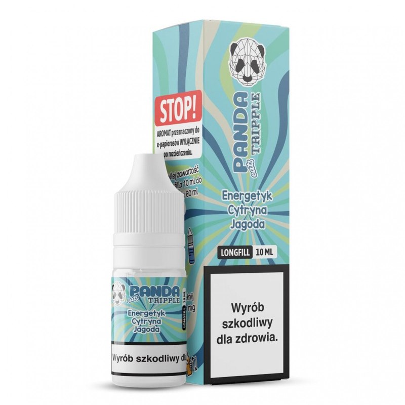 Longfill Panda Tripple Energetyk Cytryna Jagoda — aromat koncentrat do e-liquidu 10/10ml