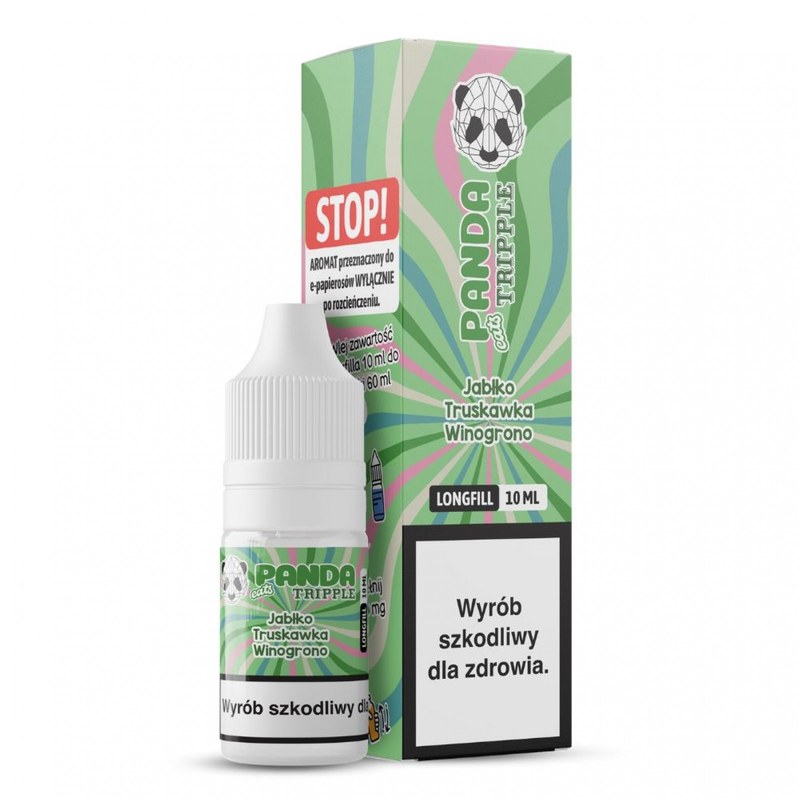 Longfill Panda Tripple Jabłko Truskawka Winogrono — aromat koncentrat do e-liquidu 10/10ml