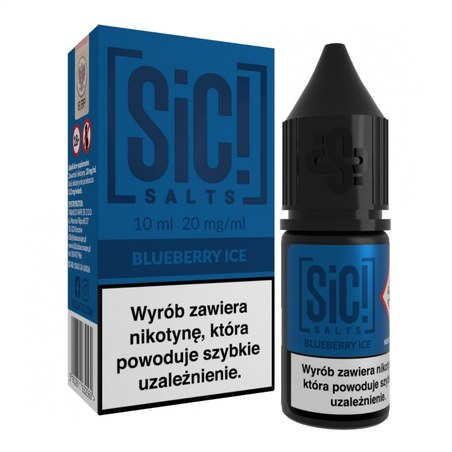 Liquid SIC! Salts Mrożona Borówka — sól nikotynowa 20 mg, 10 ml
