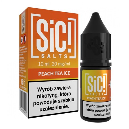 Liquid SIC! Salts Mrożona Herbata Brzoskwiniowa — sól nikotynowa 20 mg, 10 ml