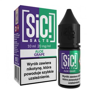 Liquid SIC! Salts Aloes Winogrono — sól nikotynowa 20 mg, 10 ml