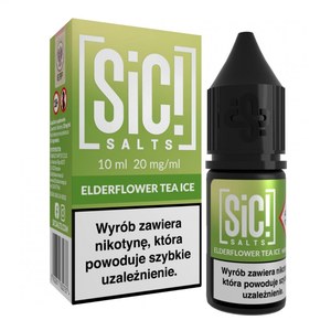 Liquid SIC! Salts Mrożona Herbata Bzowa — sól nikotynowa 20 mg, 10 ml