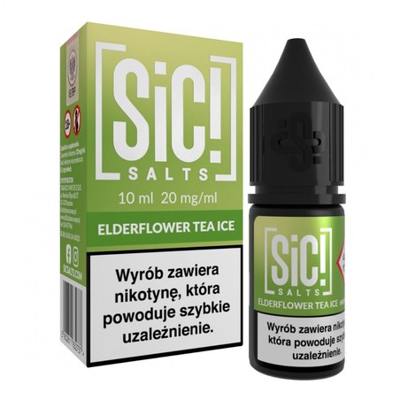 Liquid SIC! Salts Mrożona Herbata Bzowa — sól nikotynowa 20 mg, 10 ml