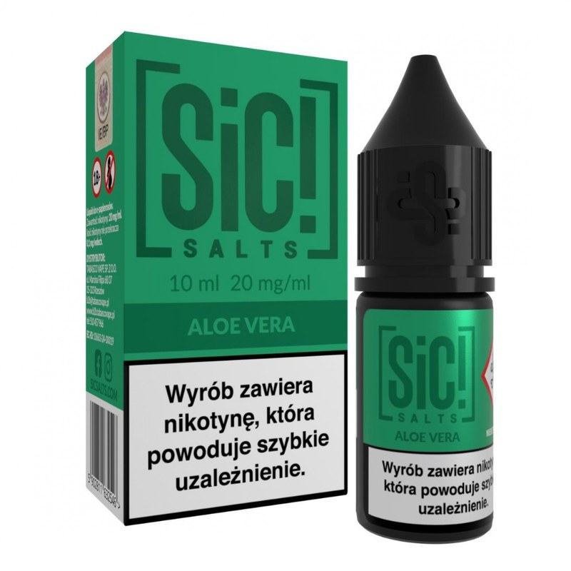 Liquid SIC! Salts Aloes — sól nikotynowa 20 mg, 10 ml