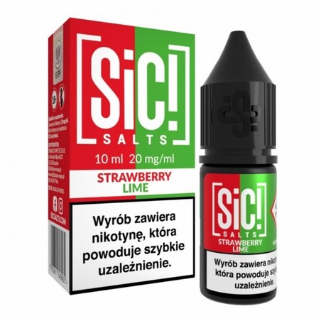 Liquid SIC! Salts Truskawka Limonka — sól nikotynowa 20 mg, 10 ml