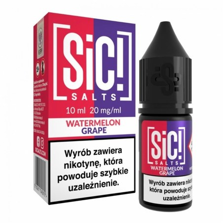 Liquid SIC! Salts Arbuz Winogrono — sól nikotynowa 20 mg, 10 ml