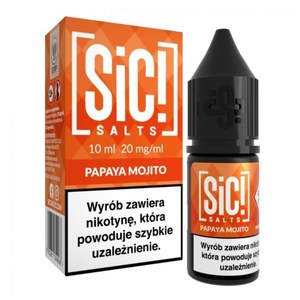 Liquid SIC! Salts Papajowe Mojito — sól nikotynowa 20 mg, 10 ml