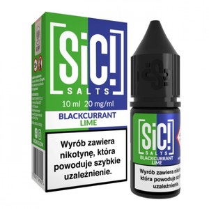 Liquid SIC! Salts Czarna Porzeczka Limonka — sól nikotynowa 20 mg, 10 ml