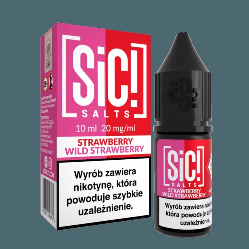 Liquid SIC! Salts Truskawka Poziomka — sól nikotynowa 20 mg, 10 ml
