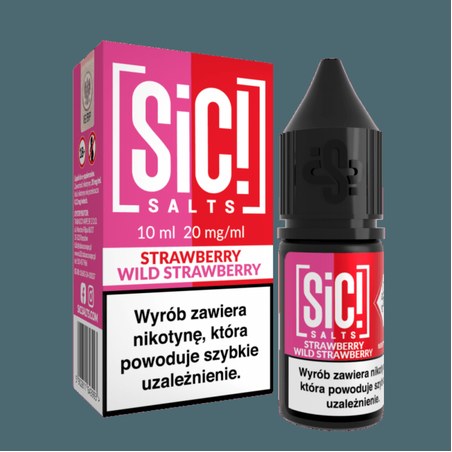 Liquid SIC! Salts Truskawka Poziomka — sól nikotynowa 20 mg, 10 ml