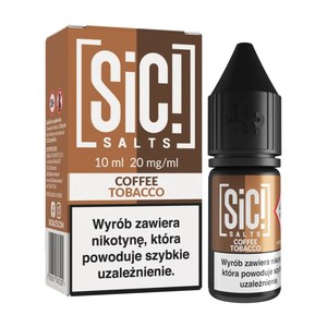 Liquid SIC! Salts Kawa Tytoń — sól nikotynowa 20 mg, 10 ml