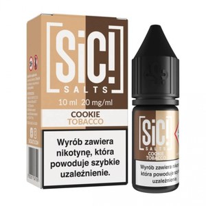 Liquid SIC! Salts Ciastko Tytoń — sól nikotynowa 20 mg, 10 ml