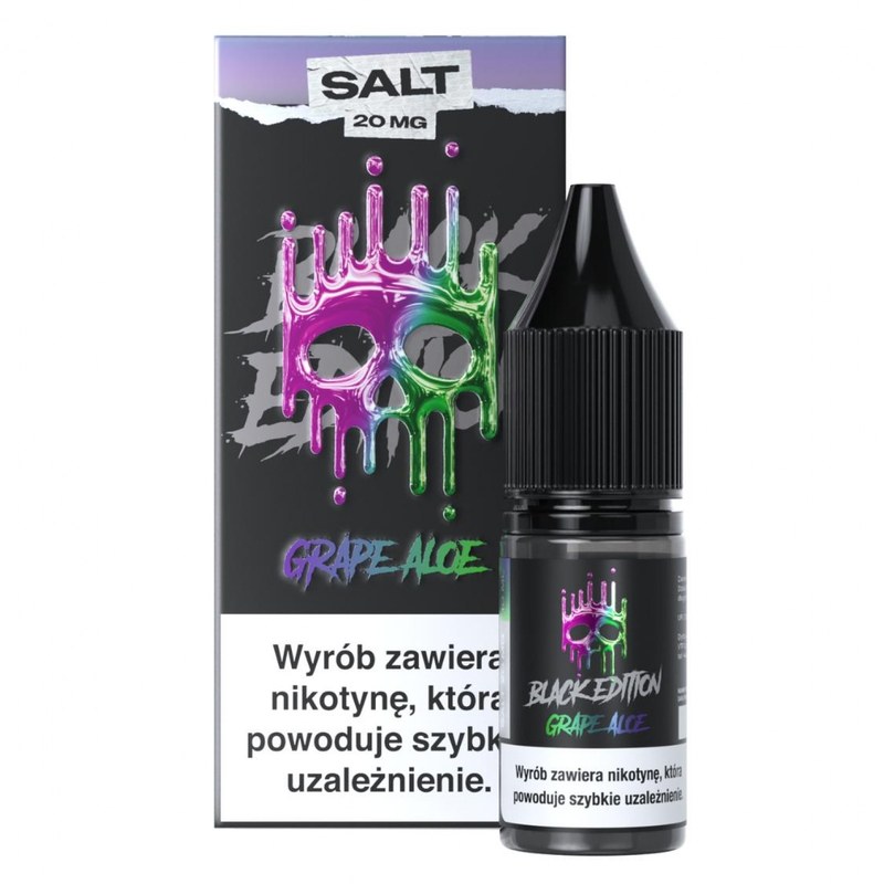Liquid Dark Line Salt Black Edition Grape Aloe — sól nikotynowa 20 mg, 10 ml