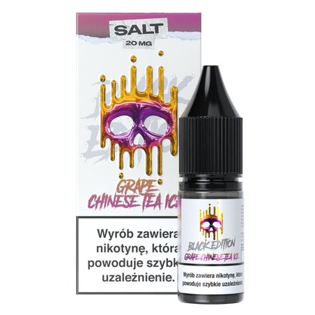 Liquid Dark Line Salt Black Edition Grape Chinese Tea Ice — sól nikotynowa 20 mg, 10 ml