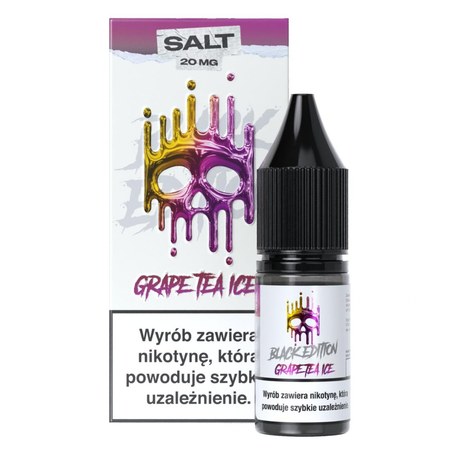 Liquid Dark Line Salt Black Edition Grape Tea Ice — sól nikotynowa 20 mg, 10 ml