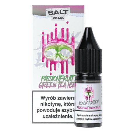 Liquid Dark Line Salt Black Edition Passionfruit Green Tea Ice — sól nikotynowa 20 mg, 10 ml