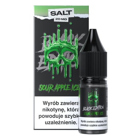 Liquid Dark Line Salt Black Edition Sour Apple Ice — sól nikotynowa 20 mg, 10 ml