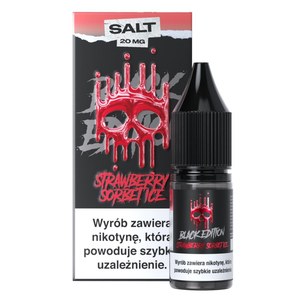 Liquid Dark Line Salt Black Edition Strawberry Sorbet Ice — sól nikotynowa 20 mg, 10 ml