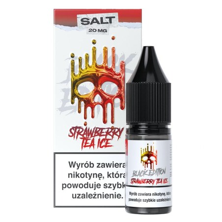 Liquid Dark Line Salt Black Edition Strawberry Tea Ice — sól nikotynowa 20 mg, 10 ml