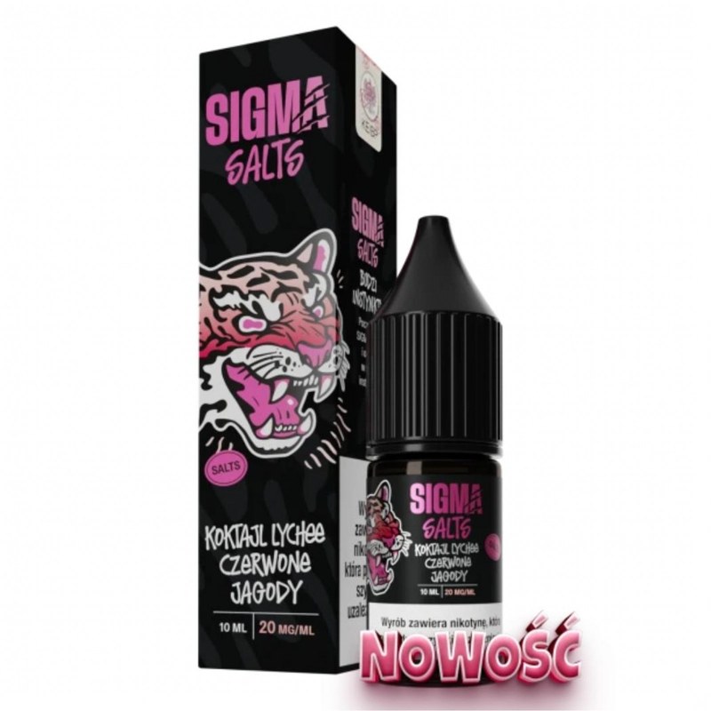 Liquid Sigma Salt Koktajl Lychee Czerwone Jagody — sól nikotynowa 20 mg, 10 ml