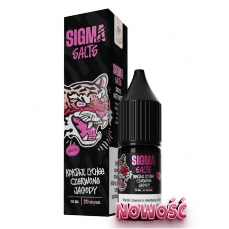Liquid Sigma Salt Koktajl Lychee Czerwone Jagody — sól nikotynowa 20 mg, 10 ml