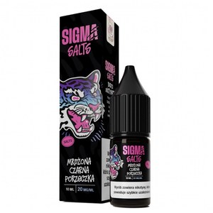 Liquid Sigma Salt Mrożona Czarna Porzeczka — sól nikotynowa 20 mg, 10 ml