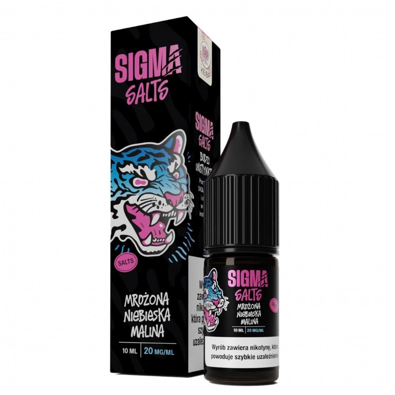 Liquid Sigma Salt Mrożona Niebieska Malina — sól nikotynowa 20 mg, 10 ml