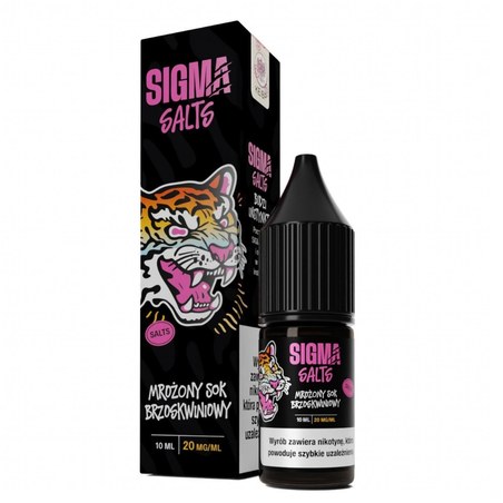 Liquid Sigma Salt Mrożony Sok Brzoskwiniowy — sól nikotynowa 20 mg, 10 ml
