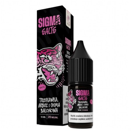 Liquid Sigma Salt Truskawka Arbuz Guma Balonowa — sól nikotynowa 20 mg, 10 ml