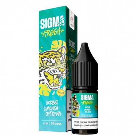 Liquid Sigma Fresh Salt Sorbet Limonka Cytryna — sól nikotynowa 20 mg, 10 ml