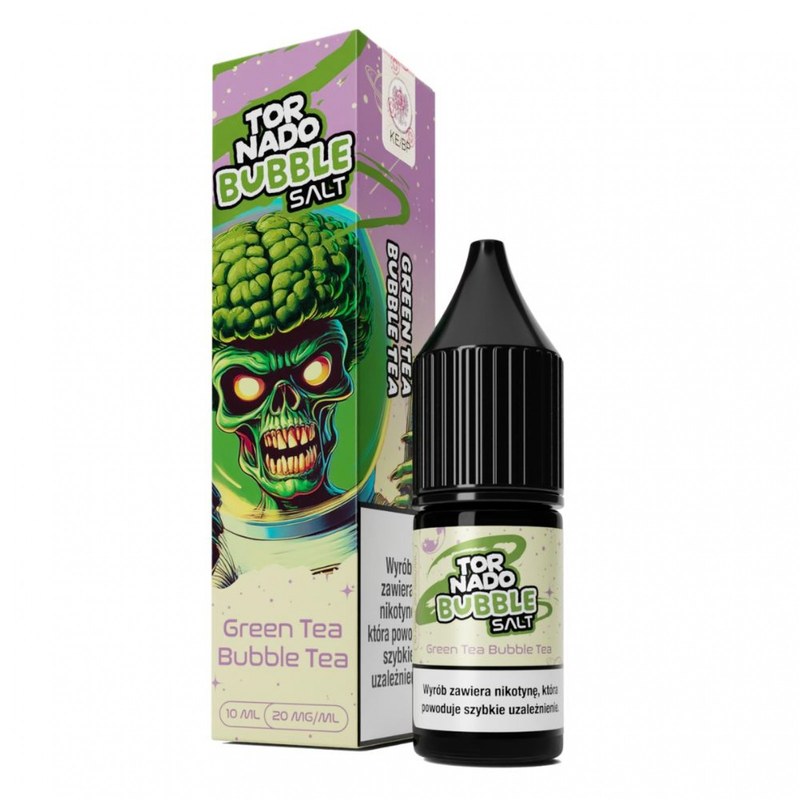 Liquid Tornado Salt Green Tea Bubble Tea — sól nikotynowa 20 mg, 10 ml