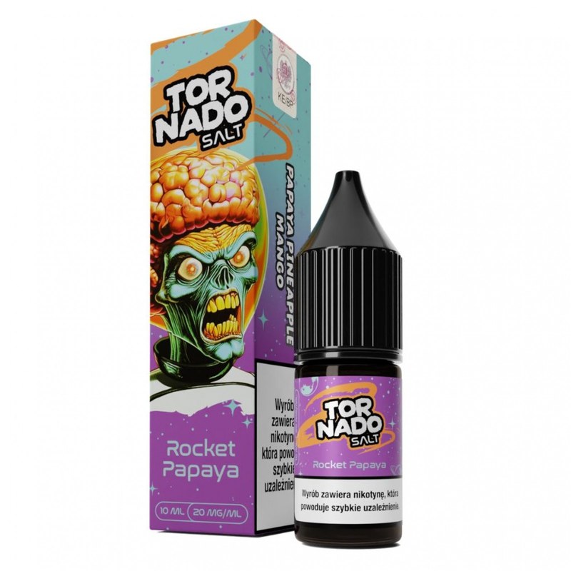 Liquid Tornado Salt Rocket Papaya — sól nikotynowa 20 mg, 10 ml