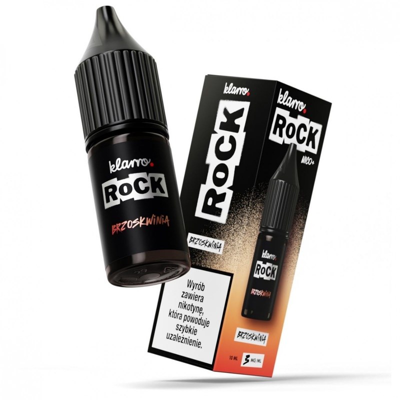 Liquid Klarro Rock Brzoskwinia — 10 ml, nikotyna klasyczna