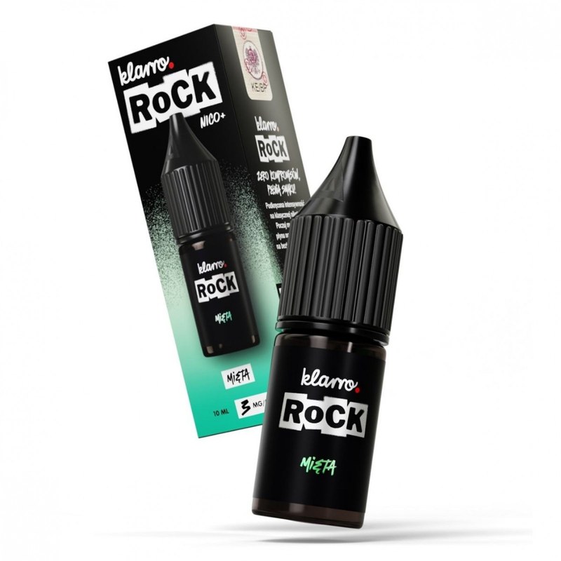 Liquid Klarro Rock Mięta — 10 ml, nikotyna klasyczna