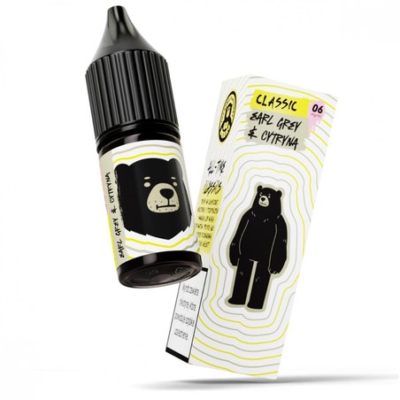 Liquid Go Bears Classic Earl Grey & Cytryna — 10 ml, nikotyna klasyczna