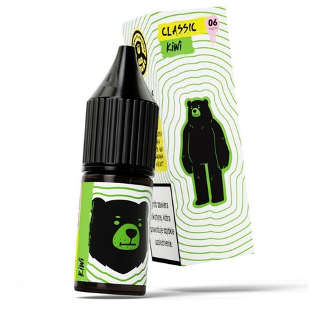 Liquid Go Bears Classic Kiwi — 10 ml, nikotyna klasyczna