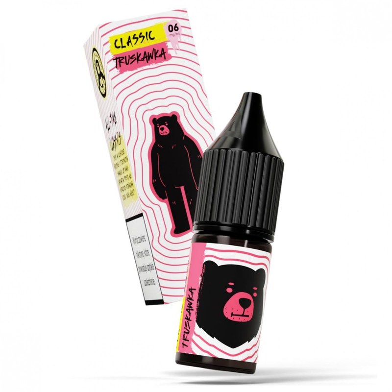 Liquid Go Bears Classic Truskawka — 10 ml, nikotyna klasyczna