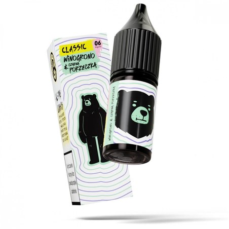 Liquid Go Bears Classic Winogrono & Czarna Porzeczka — 10 ml, nikotyna klasyczna
