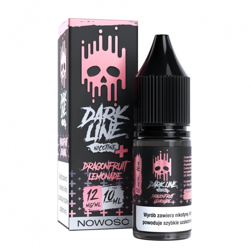 Liquid Dark Line Nicotine+ Dragonfruit Lemonade — 10 ml, nikotyna klasyczna